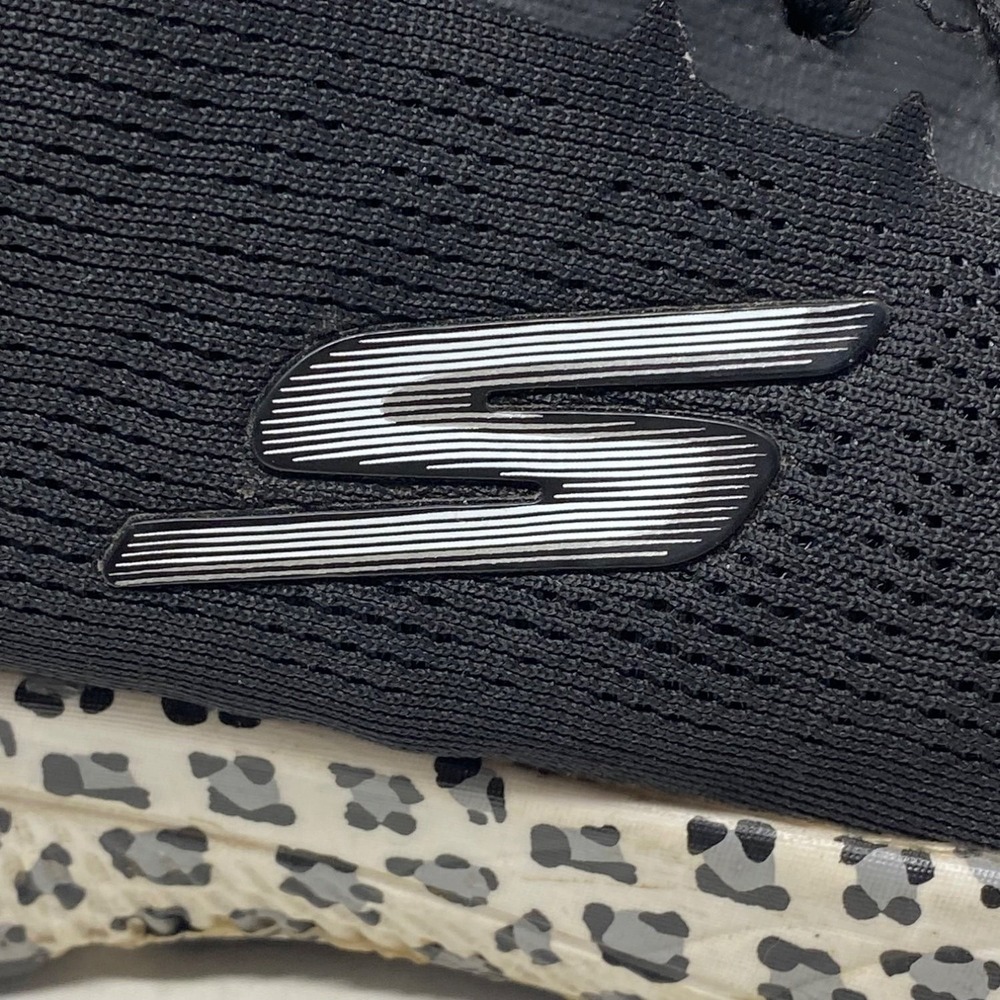 Skechers GORun Consistent Womens 7.5 Black Running Shoes Leopard 128284 - Picture 11 of 16